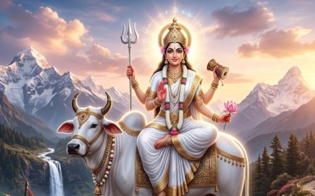 नवरात्रि का आठवां स्वरूप मां महागौरी: आस्था, शक्ति और शांति का दिव्य प्रतीक