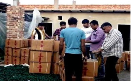 रोहतक में CIA का बड़ा एक्शन: त्योहारों से पहले ₹2 करोड़ की अवैध पटाखा फैक्ट्री पकड़ी, RO प्लांट की आड़ में चल रही नकली शराब फैक्ट्री का भी भंडाफोड़