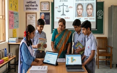 एनसीईआरटी का बड़ा कदम: स्कूलों में 20 घंटे के मॉड्यूल से बच्चे सीखेंगे एआई एथिक्स और डीपफेक की पहचान