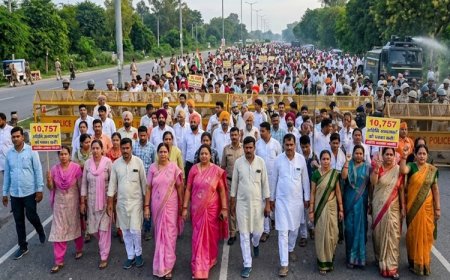 हरियाणा में 10,757 गेस्ट टीचर्स की 'न्याय रैली': शाहबाद में बिताई रात, चंडीगढ़ कूच रोकने के लिए बैरिकेड्स और वॉटर कैनन तैनात