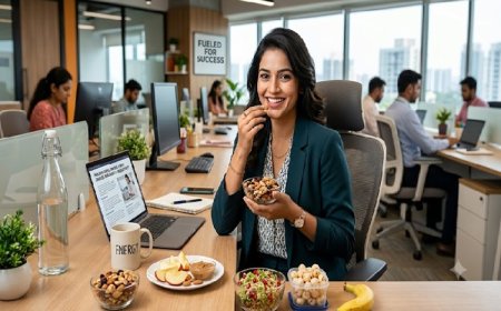 ऑफिस में छोटी भूख का हेल्दी इलाज: सुस्ती भगाने और एनर्जी बनाए रखने के लिए 5 बेहतरीन स्नैक्स