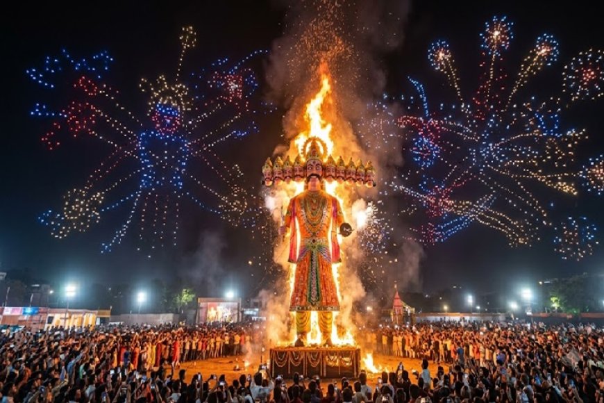 रोहतक में दशहरे पर होगा भव्य सनातनी सम्मेलन, 300 ड्रोन से आसमान में दिखेगी रामायण; सीएम नायब सैनी होंगे मुख्य अतिथि