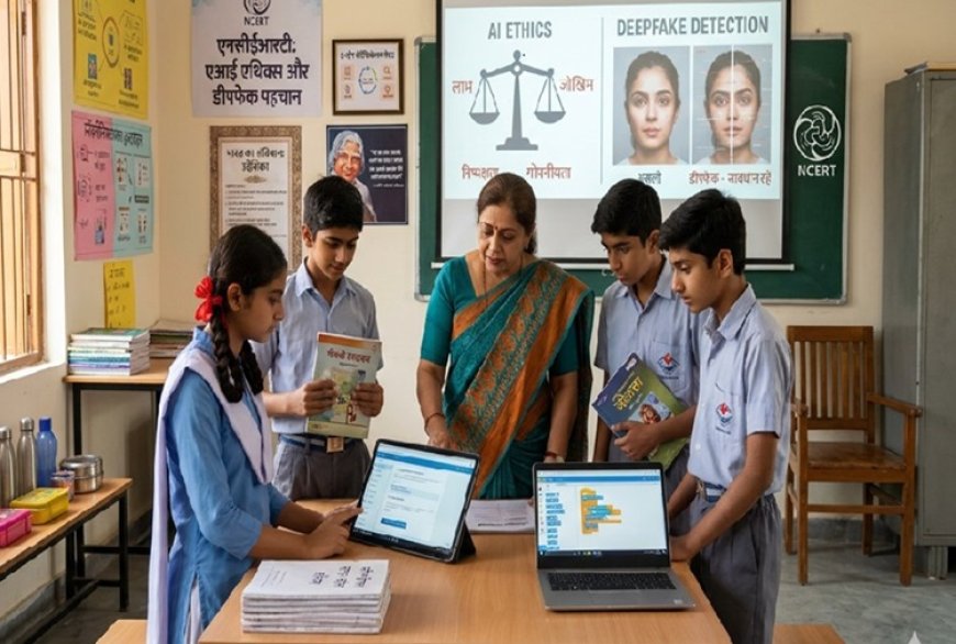 एनसीईआरटी का बड़ा कदम: स्कूलों में 20 घंटे के मॉड्यूल से बच्चे सीखेंगे एआई एथिक्स और डीपफेक की पहचान