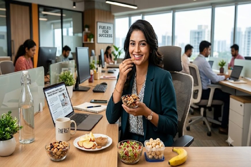 ऑफिस में छोटी भूख का हेल्दी इलाज: सुस्ती भगाने और एनर्जी बनाए रखने के लिए 5 बेहतरीन स्नैक्स
