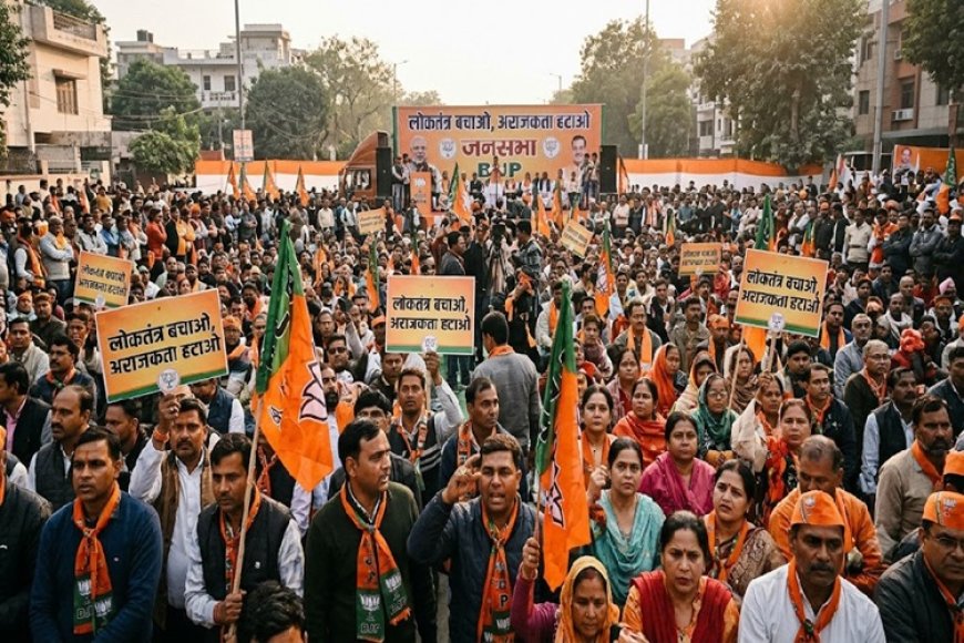 हरियाणा दिवस पर रोहतक में भाजपा की 'लोकतंत्र बचाओ' पदयात्रा, राष्ट्रीय अध्यक्ष नितिन नबीन और सीएम नायब सैनी होंगे शामिल